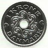 Dinamarca - 1 Krone 2020 (Km# 873)