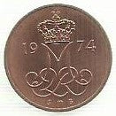 Dinamarca - 5 Ore 1974 (Km# 859)
