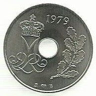 Dinamarca - 25 Ore 1979 (Km# 861)