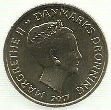 Dinamarca - 20 Kroner 2017 (Km# 955)