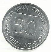 Eslovénia - 50 Stotinov 1993 (Km# 3)