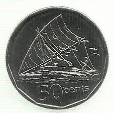 Fiji - 50 Centimos 2009 (Km# 122)