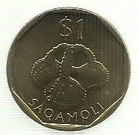 Fiji - 1 Dolar 2010 (Km# ..)