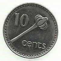 Fiji - 10 Centimos 1998 (Km# 52a)