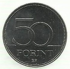 Hungria - 50 Forint 2018 (Km# ..) Ano da familia