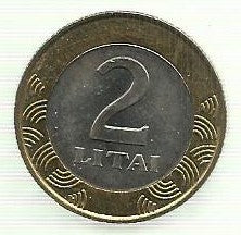 Lituania - 2 Litai 1999 (Km# 112)