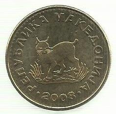 Macedonia - 5 Denari 2008 (Km# 4)