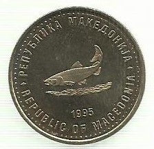 Macedonia - 2 Denari 1995 (Km# 6)