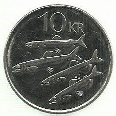 Islandia - 10 Kronur 2004 (Km# 29.1a)