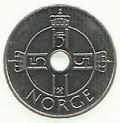 Noruega - 1 Krone 2008 (Km# 462)