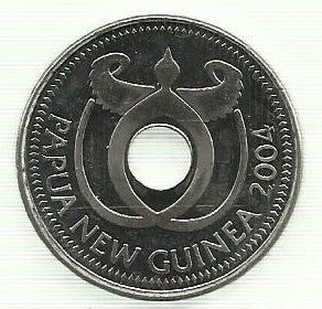 Papua Nova Guiné - 1 Kina 2004 (Km# 6a)