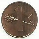 Suiça - 1 Rappen 1973 (Km# 46)