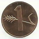 Suiça - 1 Rappen 1974 (Km# 46)