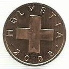 Suiça - 1 Rappen 2005 (Km# 46)