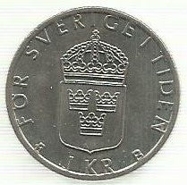 Suecia - 1 Krona 2000 (Km# 852a)