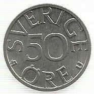 Suecia - 50 Ore 1982 (Km# 855)