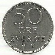 Suecia - 50 Ore 1973 (Km# 837)