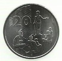 Vanuatu - 20 Vatu 2015 (Km# 123)