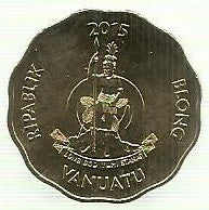 Vanuatu - 100 Vatu 2015 (Km# 125)