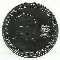Equador - 25 Centavos 2023 (Km# 136) Oswaldo Guayasamin