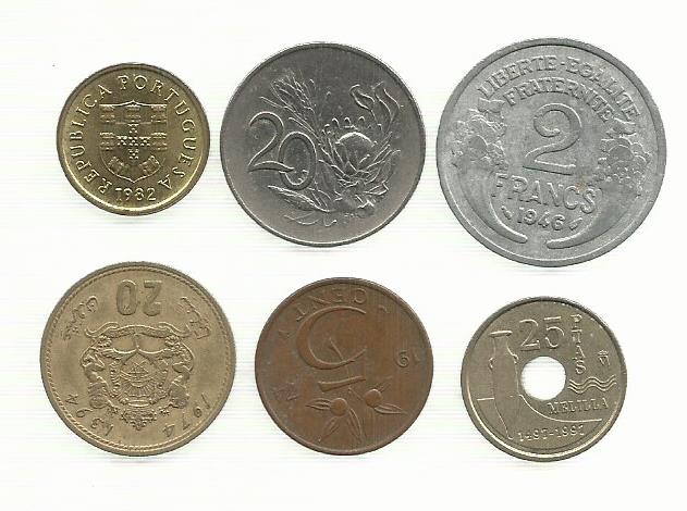 Moeda estrangeiras - Várias