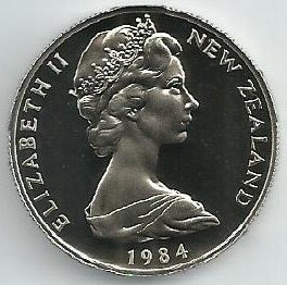 Nova Zelandia - 50 Centimos 1984 (Km# 37.1) Proof