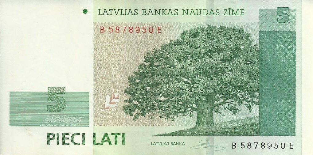 Letonia - 5 Lati 2009 (# 53c)