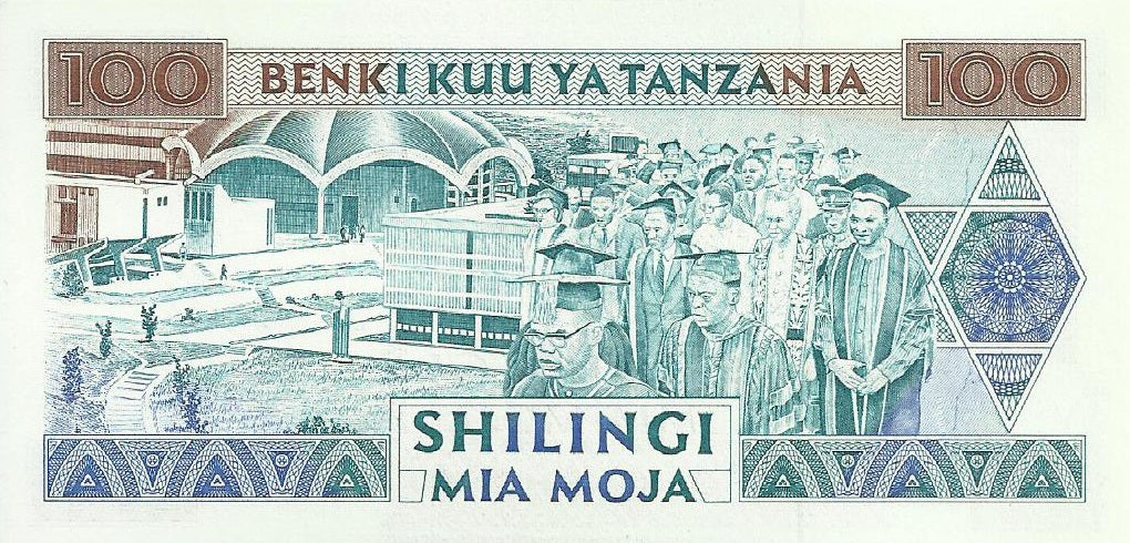 Tanzania - 100 Shillings 1993 (# 24)