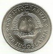 Jugoslavia - 1 Dinar 1976 (Km# 59) Fao