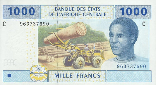 Camaroes - 1000 Francos 2002 (# 607ce)