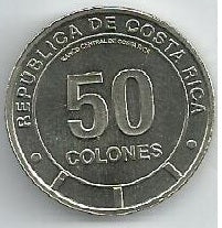 Costa Rica - 50 Colones 2023 (Km# 246) Tartaruga de Pente