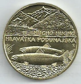 Eslováquia - 5 Euro 2025 (Km# ..) Salmão