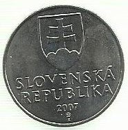 Eslovaquia - 2 Koruny 2007 (Km# 13)