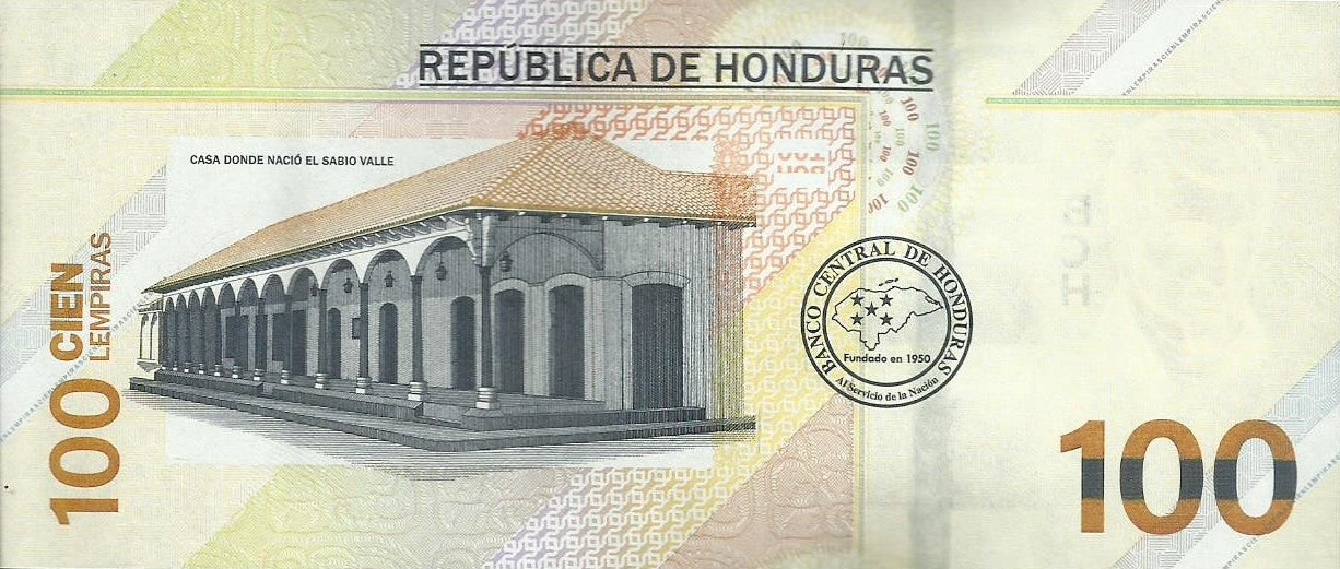 Honduras - 100 Lempiras 2022 (# 112)