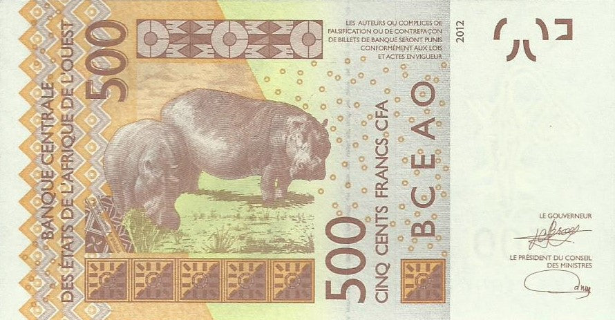 Guine Bissau - 500 Francos 2023 (# 919s)