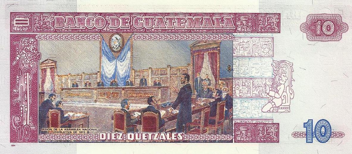 Guatemala - 10 Quetzales 2007 (# 111b)