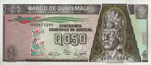 Guatemala - 50 Centavos 1989 (# 72a)