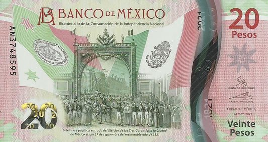 Mexico - 20 Pesos 2021 (# 132)