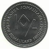 Somalilândia - 10 Shillings 2006 (Km# 18) Capricornio