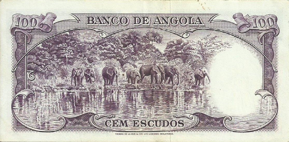 Angola - 100$00 1956 (# 89)