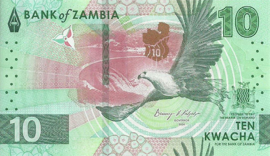 Zambia - 10 Kwacha 2025 (# 62)