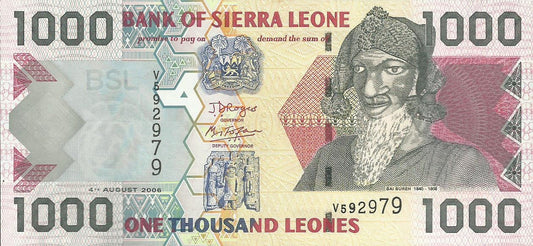 Serra Leoa - 1000 Leones 2006 (# 24c)
