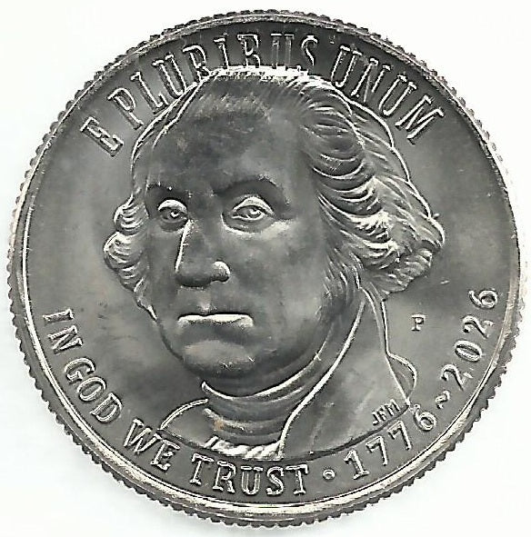 USA - 25 Cents 2026 (Km# 830) Guerra Revolucionária