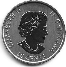 Canada - 50 Centimos 2019 (Km# 2746) Copper Redhorse