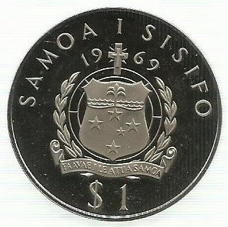Samoa e Sisifo - 1 Tala 1969 (Km# 8a) Robert Louis Stevenson