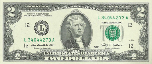 USA - 2 Dolares 2009 (# 530a)