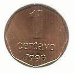 Argentina - 1 Centavo 1998 (Km# 113a)