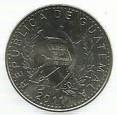 Guatemala - 25 Centavos 2011 (Km# 278)