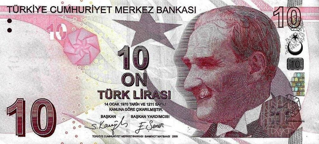 Turquia - 10 Liras 2009 (# 223d)