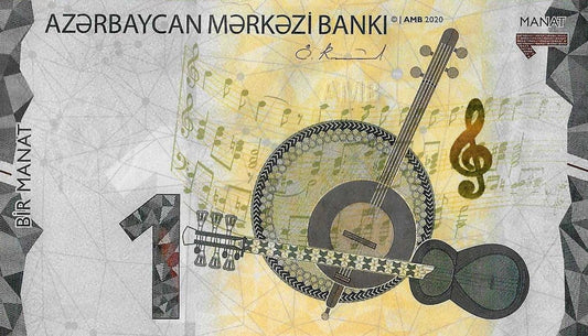 Azerbaijão - 1 Manat 2020 (# 38)